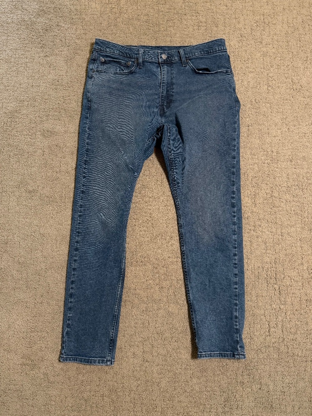 Levi’s Men’s 512 Slim Taper Jeans Dark Wash Blue 36x32